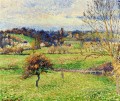 Campo en eragny 1885 Camille Pissarro